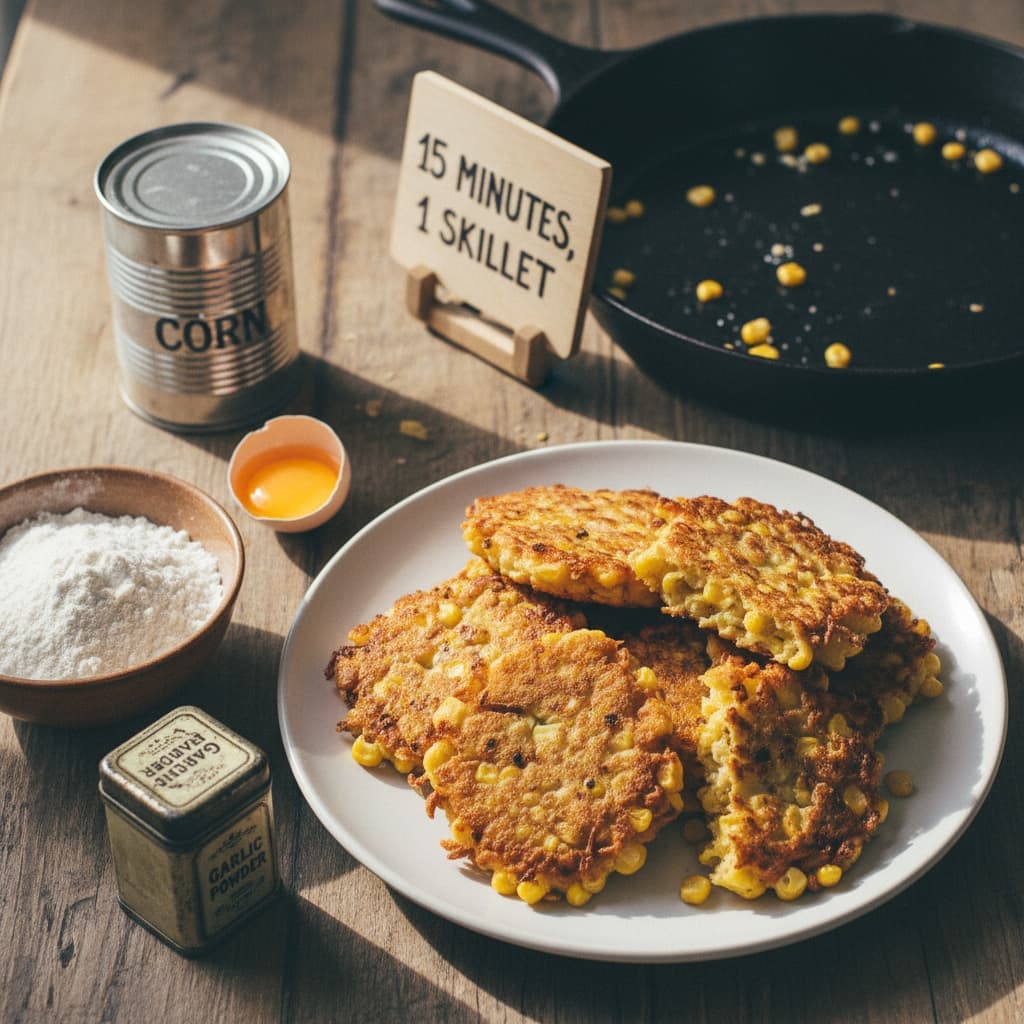 Canned Corn Fritters