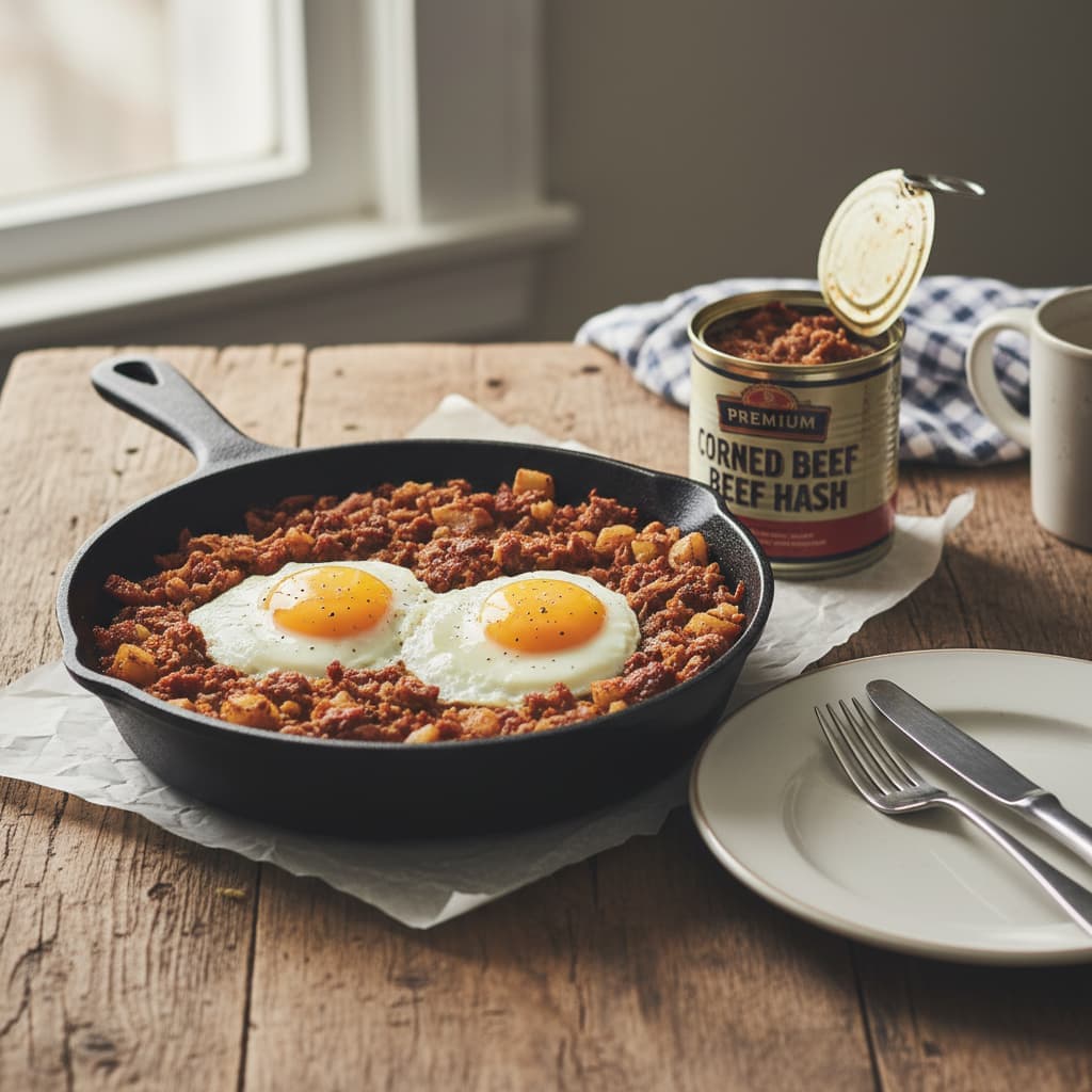 Corned Beef Hash and Eggs