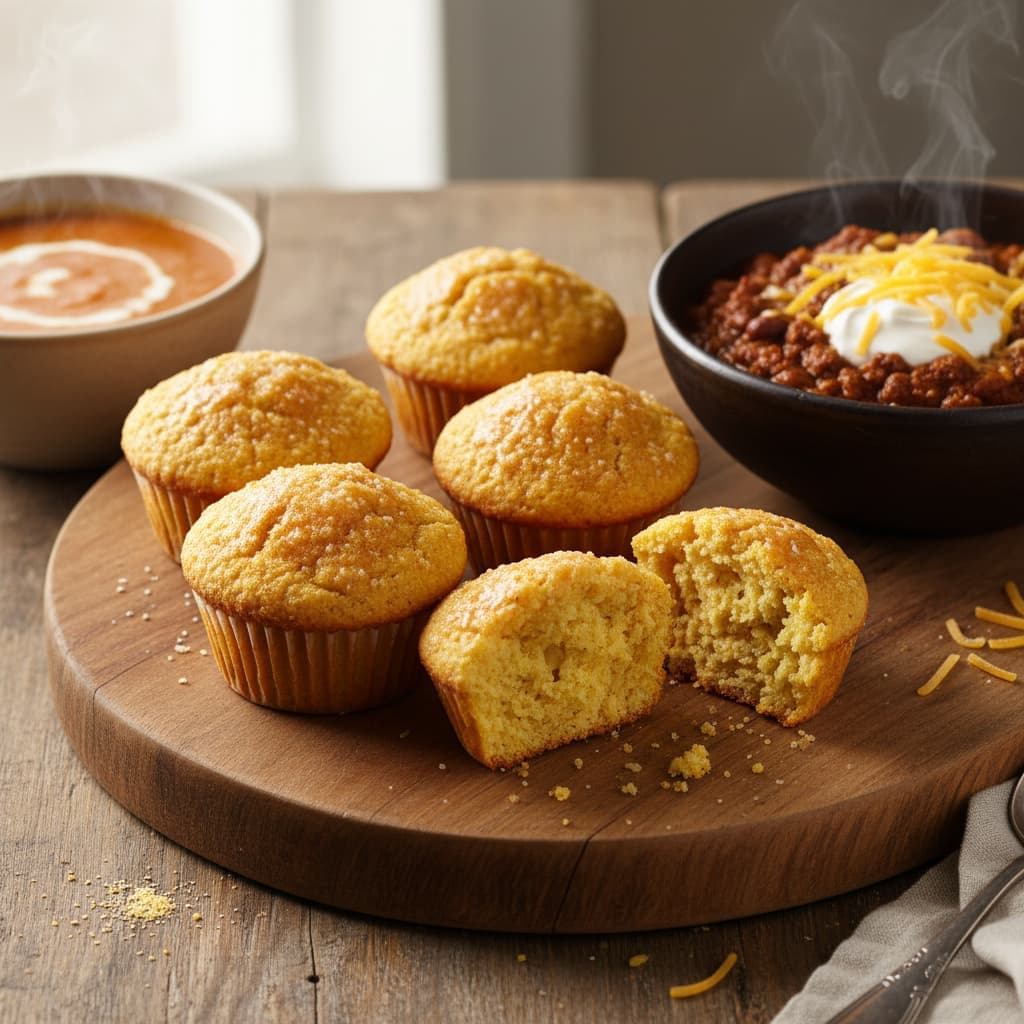 Honey Cornbread Muffins