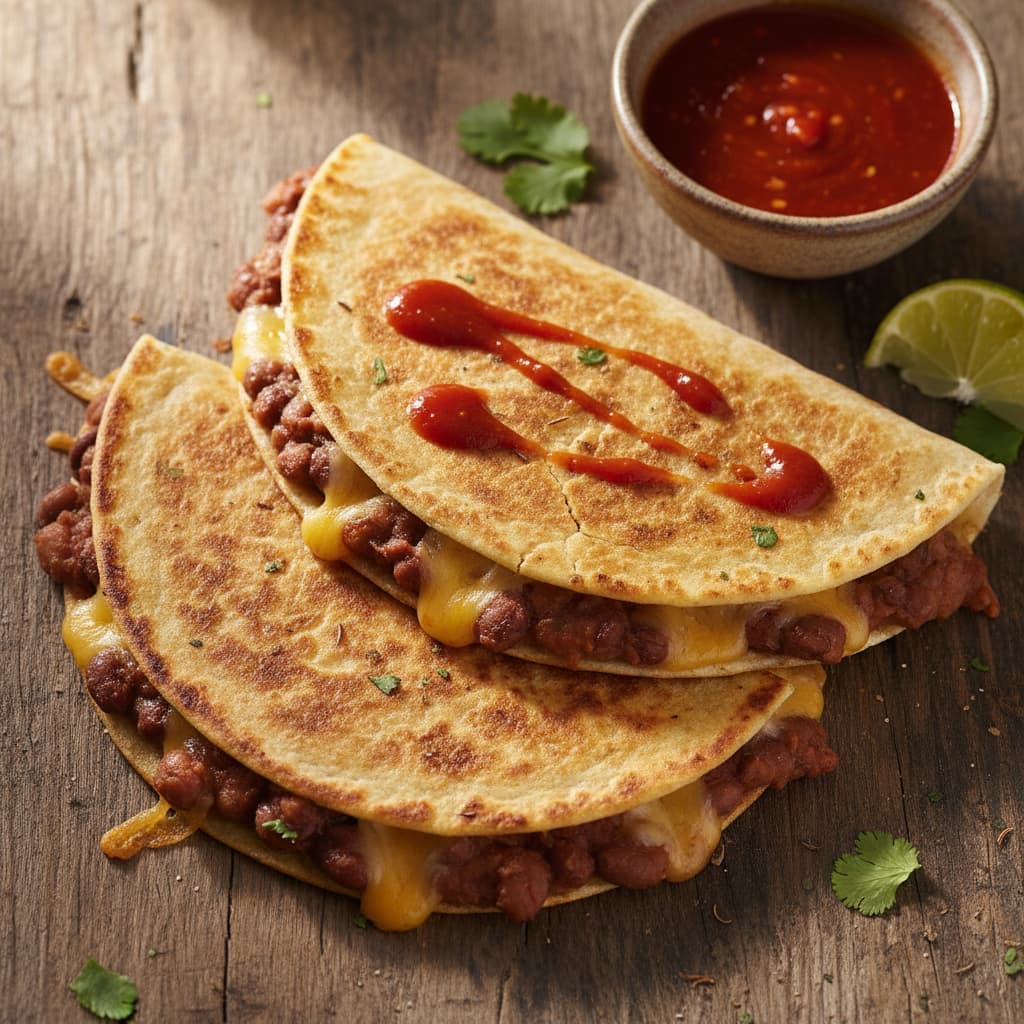 Pinto Bean Quesadillas