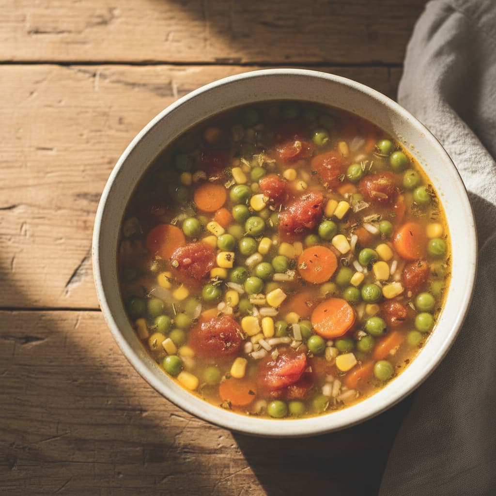 WWII Victory Garden Vegetable Soup